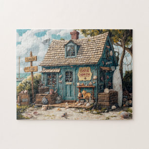 Puzzle Boutique de coquillages au bord de la mer Cottage