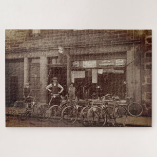 Puzzle Boutique de vélos écossaise vintage G J MacDonald