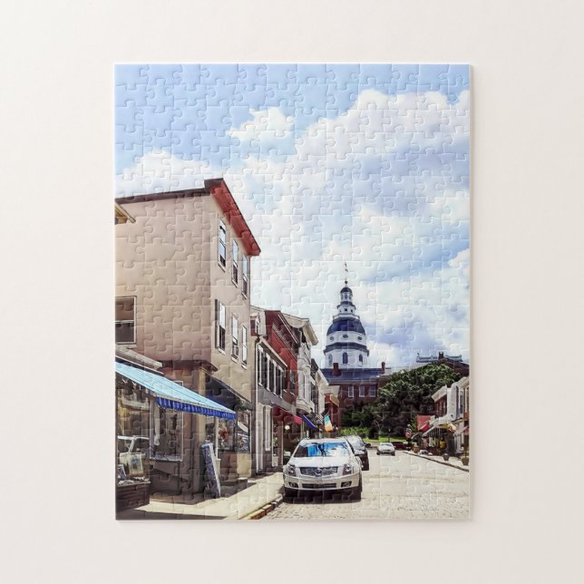 Puzzle Boutiques d'Annapolis MD sur Maryland Avenue (Vertical)