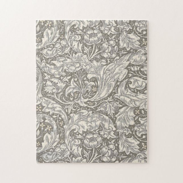 Puzzle Bouton de bachelier en damassé antique de William  (Vertical)