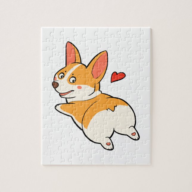 Puzzle Bouts de corgi (Vertical)