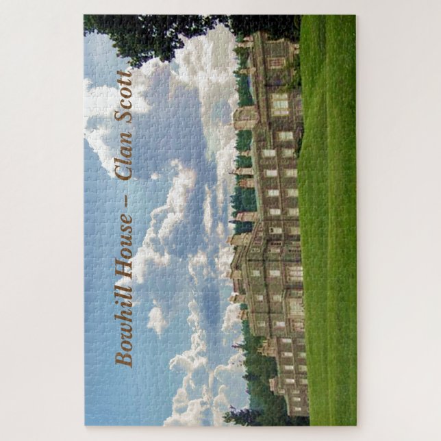 Puzzle Bowhill House Scottish Borders - Clan Scott (Vertical)