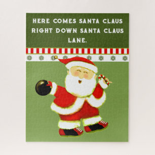 Puzzle Bowling Noël cadeau de vacances