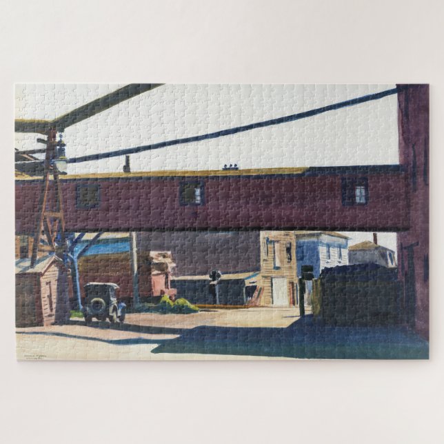 Puzzle Box Factory, Gloucester | Edward Hopper | (Horizontal)
