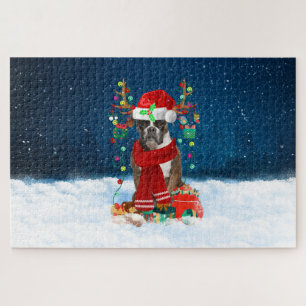 Puzzle Boxer avec cadeaux de Noël