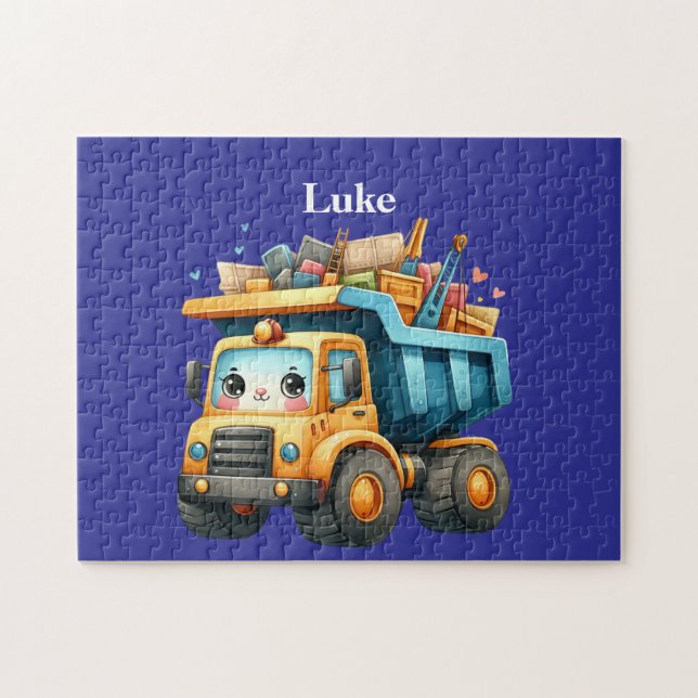 Puzzle Boy's Dump truck (Horizontal)