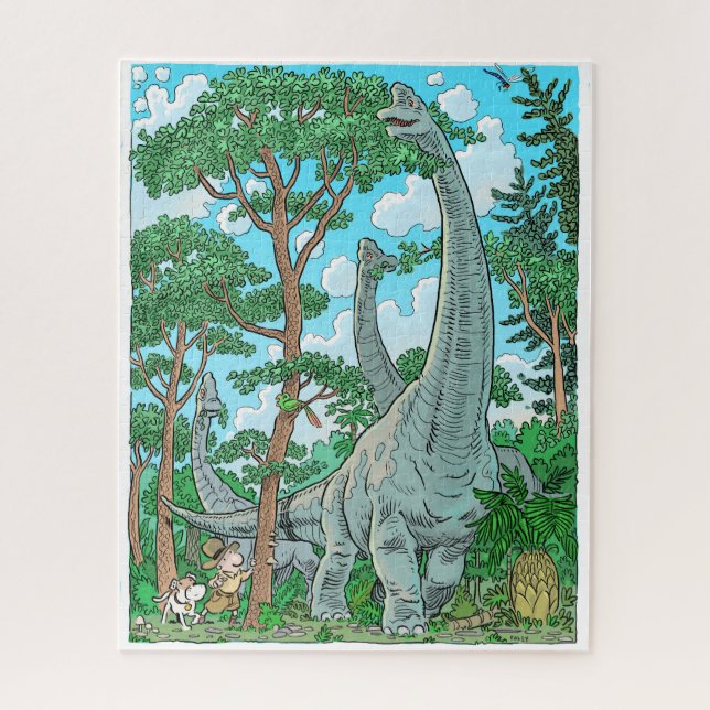 Puzzle Brachiosaurus (Vertical)