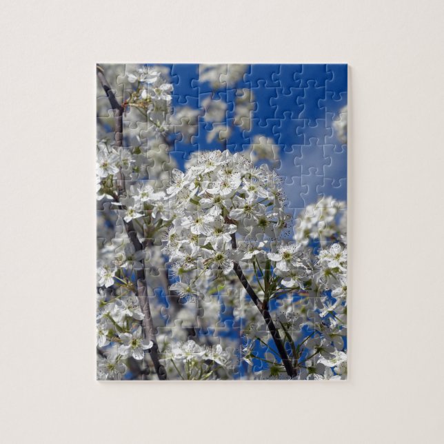 Puzzle Bradford Pear Blooms (Vertical)