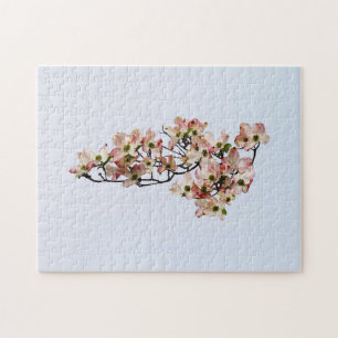 Puzzle Branche de Cornouiller Rose