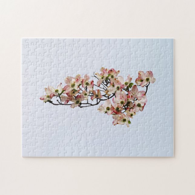Puzzle Branche de Cornouiller Rose (Horizontal)
