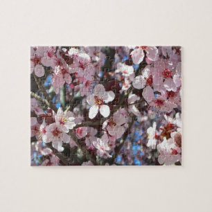 Puzzle Branche de fleurs roses Printemps Floral