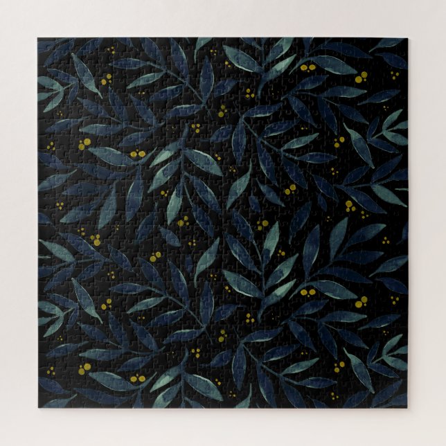 Puzzle Branches d'aquarelle élégantes (Vertical)