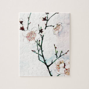 Puzzle Branches de prune avec l'art d'Asiatique d'Ukiyo-e