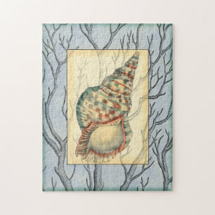 Puzzle Branches des coquillages et des arbres