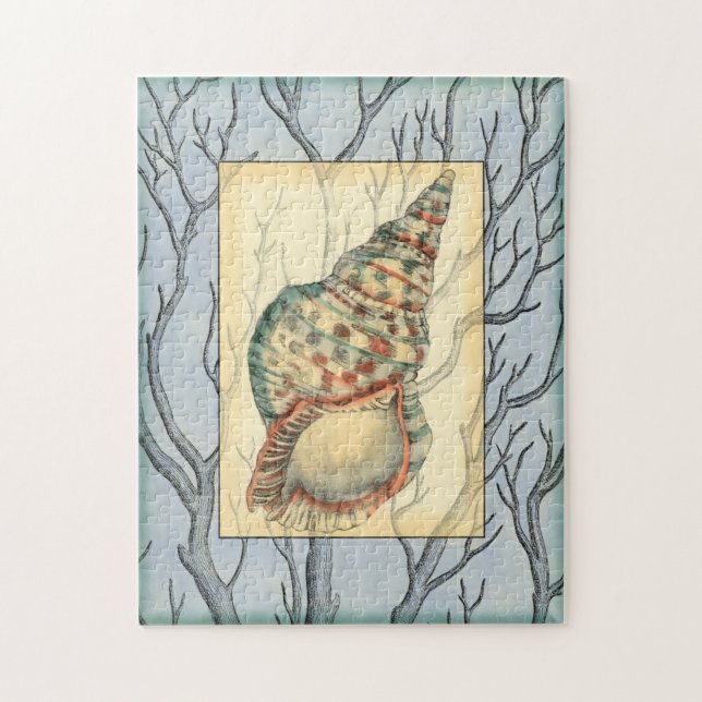 Puzzle Branches des coquillages et des arbres (Vertical)