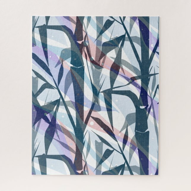Puzzle Branches en bambou. (Vertical)