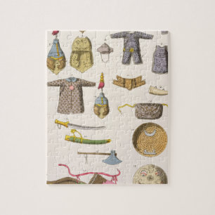 Puzzle Bras militaires et habillement chinois,