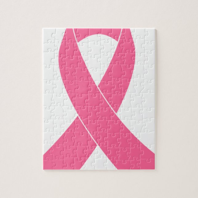 Puzzle breast-cancer-ribbon (Vertical)