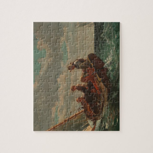 Puzzle Breezing Up (A Fair Wind) par Winslow Homer (Vertical)