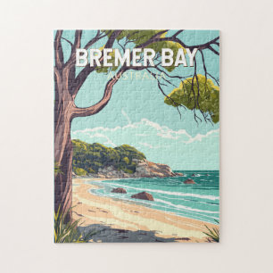 Puzzle Bremer Bay Australie Travel Art Vintage