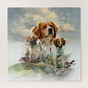 Puzzle Bretagne Espagnol, Bretagne française, Chien d'ois