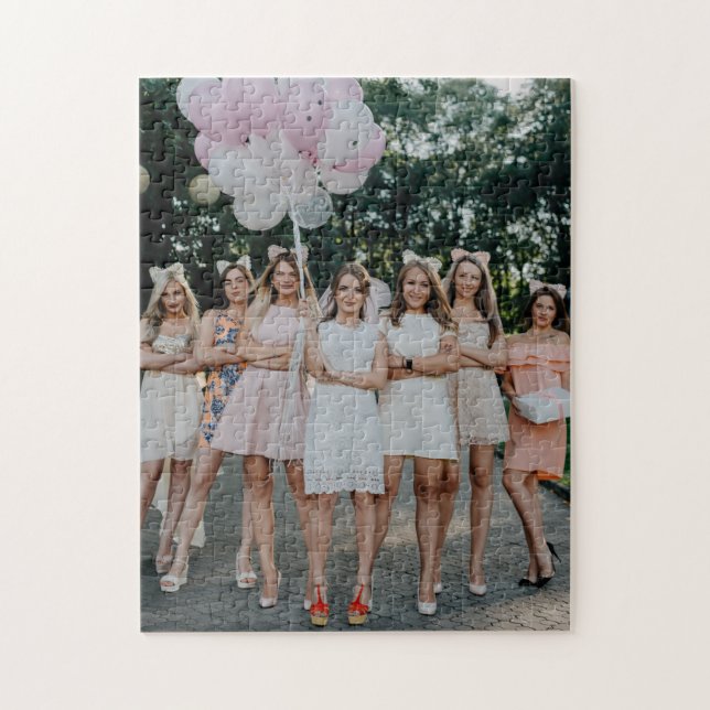 Puzzle Bride's Besties Mariage Bridesmaids do-it-yourself (Vertical)