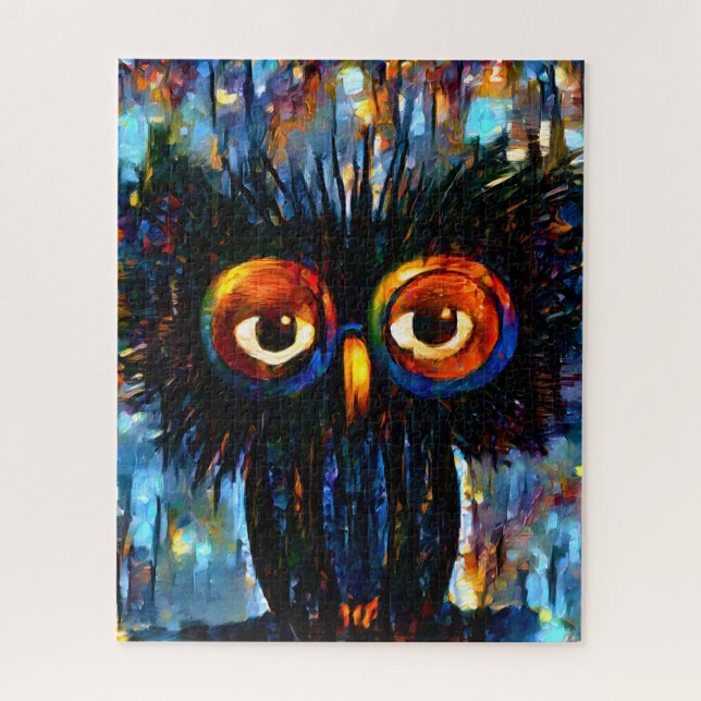 Puzzle Brilliant and Wise Owl (Vertical)