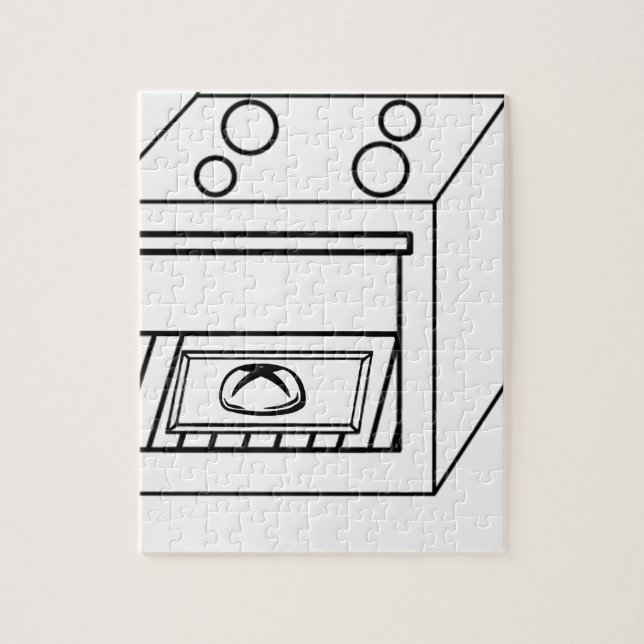 Puzzle brioche au four, bébé drôle en mère enceinte (Vertical)