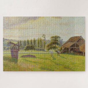 Puzzle Briqueterie à Éragny (1888) de Camille Pissarro