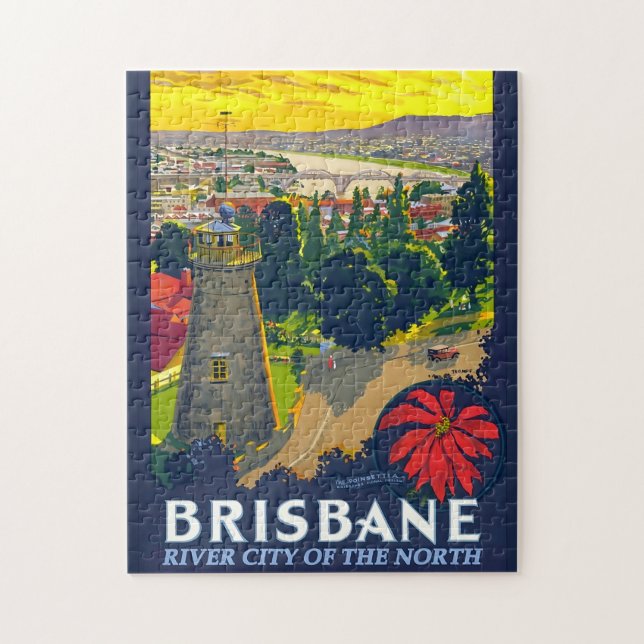 Puzzle Brisbane, Australie, ville fluviale du Nord (Vertical)