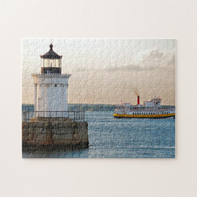 Puzzle Brise-lames de Portland, Maine. (Horizontal)