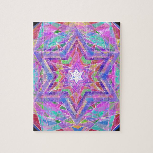 Puzzle Brise l'étoile en cristal (Vertical)