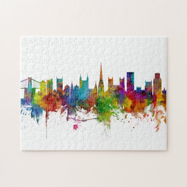 Puzzle Bristol England Skyline (Horizontal)