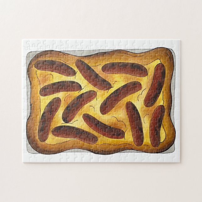 Puzzle Britanniques Anglais crapaud de nourriture dans le (Horizontal)