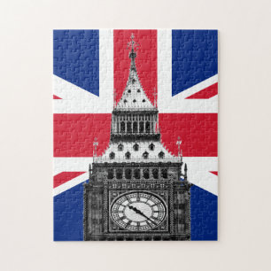 Puzzle British Flag & Big Ben - Londres, Royaume-Uni /fan