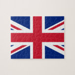 Puzzle British Flag & UK Union Jacks /fans sportifs<br><div class="desc">Puzzle : Royaume-Uni & Royaume-Uni,  Londres - amour mon pays et drapeau britannique patriotes de voyage / fans de sports et de l'union jack (Angleterre)</div>