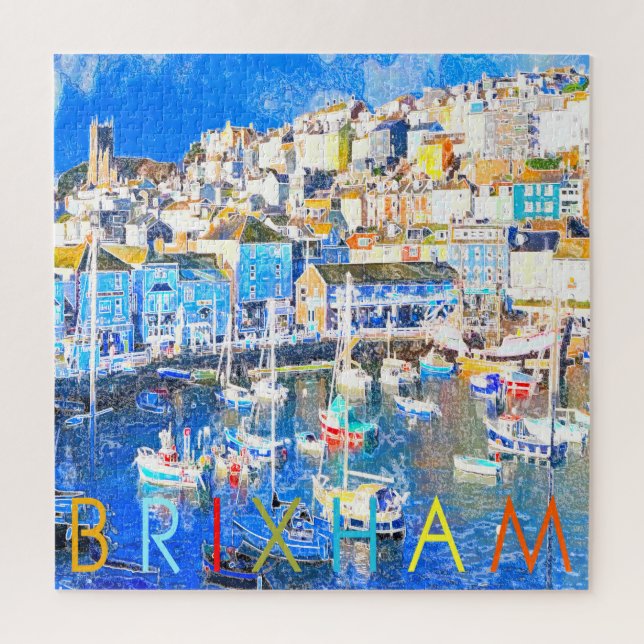 Puzzle Brixham Devon UK (Vertical)
