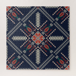 Puzzle Broderie palestinienne : Conception Motif traditio