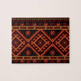 Puzzle Broderie Ukrainienne Croix de Saint-André R