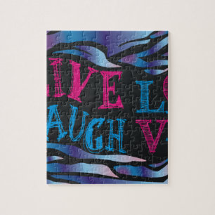 Puzzle Broken Zebra Chalkboard