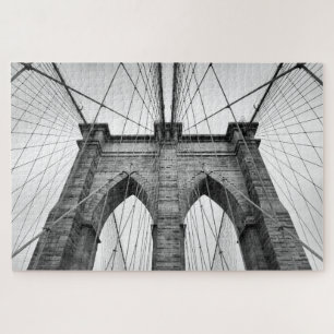 Puzzle Brooklyn Bridge Fermer Détails de l'architecture