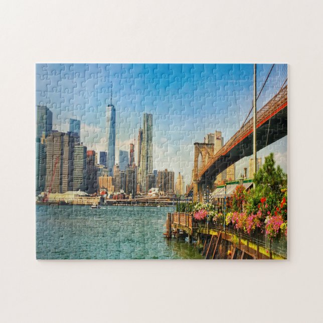 Puzzle Brooklyn Skyline. (Horizontal)
