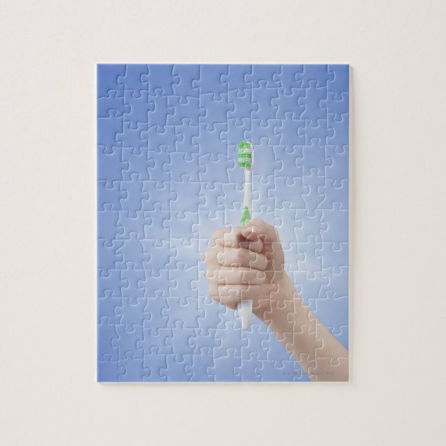 Puzzle Brosse à dent main (Vertical)