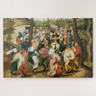 Puzzle Bruegel II, "Danse Mariage en plein air",