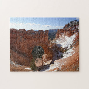 Puzzle Bryce Canyon Pont naturel Paysage neigeux Photo