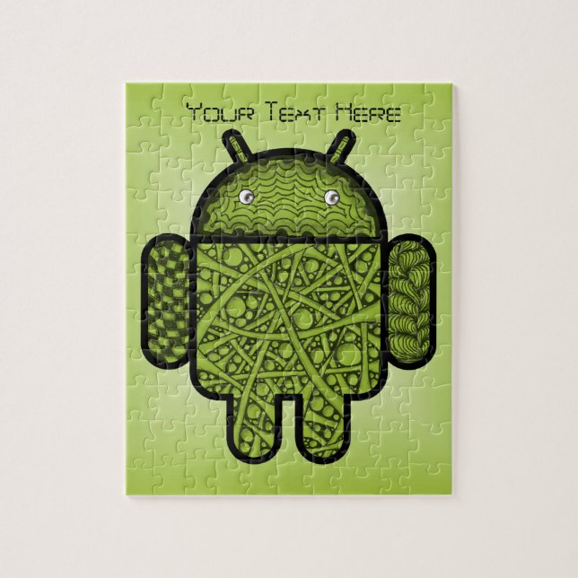 Puzzle Bubbles Doodle Character pour le robot Android™ (Vertical)