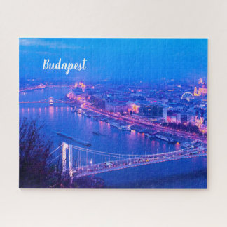 Puzzle Budapest Hongrie par nuit