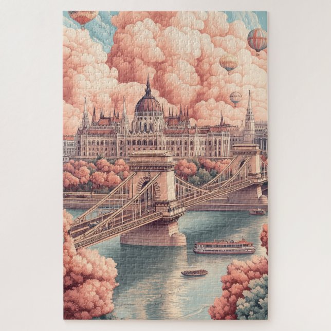 Puzzle Budapest lunaire (Vertical)