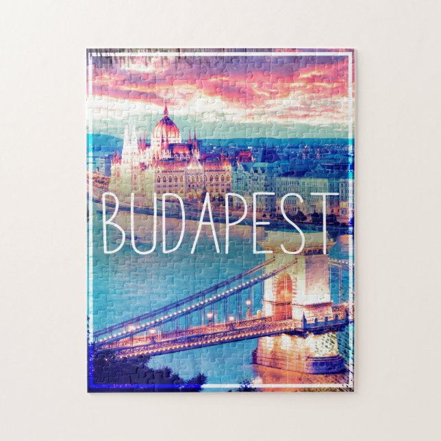 Puzzle Budapest vintage (Vertical)