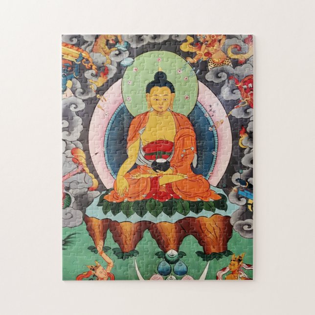 Puzzle Buddha Shakyamuni, Tibetan Buddhism / Dharma (Vertical)